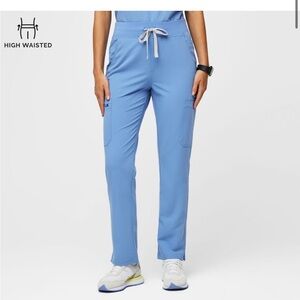 Figs yola skinny high waisted scrub pants